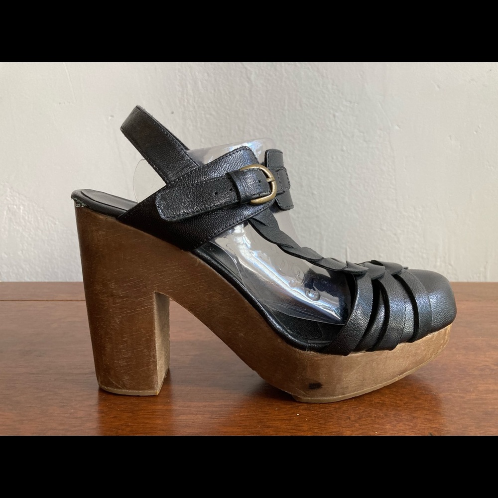 Rachel Comey wooden platform shoes
